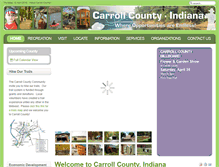 Tablet Screenshot of carrollcountyindiana.com